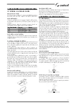 Предварительный просмотр 11 страницы Selco Genesis 245 TLH Instruction Manual