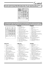 Предварительный просмотр 123 страницы Selco Genesis 245 TLH Instruction Manual