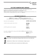 Предварительный просмотр 13 страницы Selco Genesis 282-352-503 PME Instruction Manual