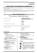 Preview for 63 page of Selco Genesis 282-352 Instruction Manual