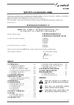 Preview for 103 page of Selco Genesis 282-352 Instruction Manual