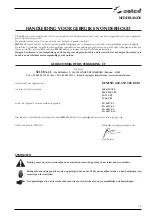 Предварительный просмотр 75 страницы Selco genesis 282 GSM Instruction Manual