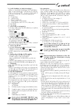 Предварительный просмотр 115 страницы Selco genesis 282 GSM Instruction Manual