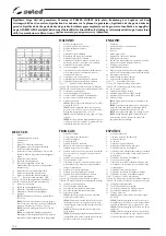 Предварительный просмотр 148 страницы Selco genesis 282 GSM Instruction Manual