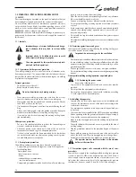 Preview for 4 page of Selco Genesis 30 Use And Maintenance Manual