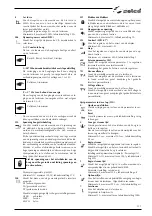 Preview for 191 page of Selco Genesis 3200 GSM Instruction Manual