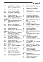 Preview for 143 page of Selco Quasar 150 Instruction Manual