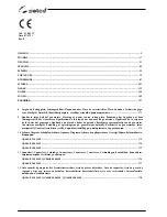 Preview for 2 page of Selco Quasar 320 MSE Instruction Manual