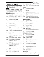 Preview for 123 page of Selco Quasar 320 MSE Instruction Manual