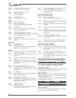 Preview for 138 page of Selco Quasar 320 MSE Instruction Manual