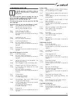 Preview for 179 page of Selco Quasar 320 SMC Classic Instruction Manual