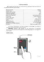 Предварительный просмотр 3 страницы Selcom Security ARCANE S-200 Operation Manual