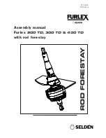 Selden Furlex 200 TD Assembly Manual preview