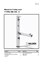 Preview for 1 page of Selden TYPE RB Mk 4 Manual