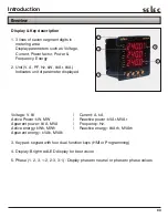 Предварительный просмотр 6 страницы Selec MFM374 Operating Instructions Manual