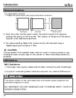 Предварительный просмотр 13 страницы Selec MFM374 Operating Instructions Manual