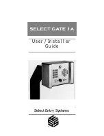 Предварительный просмотр 1 страницы Select Engineered Systems Select Gate 1A User/Installer Manual