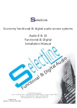 Select Audio 16 Installation Manual preview