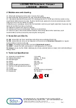 Preview for 5 page of Select Locomotor LOCO-600 Manual