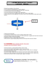 Preview for 7 page of Select Locomotor LOCO-600 Manual