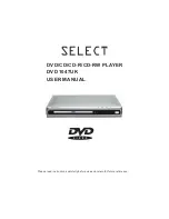 Select SELECT DVD1047UK User Manual preview