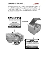 Предварительный просмотр 4 страницы Selecta DIESELPAK 300 Instruction Manual