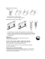 Предварительный просмотр 2 страницы SelectBlinds CORDLESS FAUXWOOD BLIND Installation Instructions