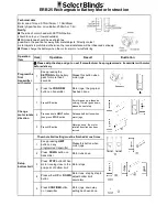 SelectBlinds ERB25 Instruction Manual preview