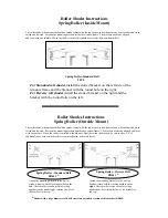 SelectBlinds Inside Mount Spring Roller Instructions preview