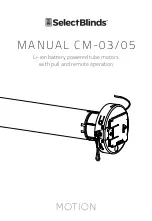 Предварительный просмотр 12 страницы SelectBlinds MOTION CM-01 Manual