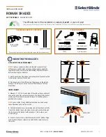 SelectBlinds ROMAN Installation Manual preview