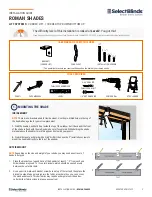 Preview for 3 page of SelectBlinds ROMAN Installation Manual