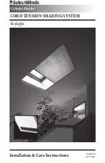 SelectBlinds Skylight Installation & Care Instructions preview