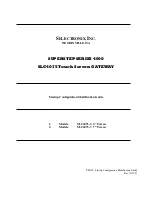 SELECTRONIX SLC4075 Series Startup Configuration Modification Manual preview