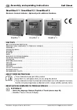 Предварительный просмотр 1 страницы Self Climat SmartBox 1 Assembly And Operating Instructions Manual