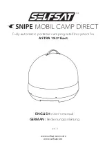 SELFSAT SNIPE MOBIL CAMP DIRECT User Manual preview