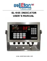 SellEton Scales SL-905 User Manual предпросмотр