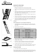 Предварительный просмотр 3 страницы sellwood Attic Ladders A25 Installation Instructions