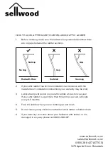 Preview for 4 page of sellwood Attic Ladders A25 Installation Instructions