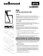 Preview for 1 page of sellwood attic ladders p30 Installation Instructions