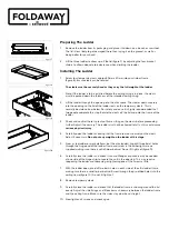 Preview for 2 page of sellwood FOLDAWAY FTW30 Installation Instructions