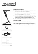 Preview for 3 page of sellwood FOLDAWAY FTW30 Installation Instructions