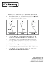 Preview for 4 page of sellwood FOLDAWAY FTW30 Installation Instructions