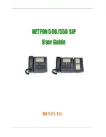 Selta NETfon 500 SIP User Manual предпросмотр