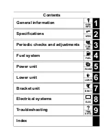 Preview for 3 page of SELVA MARINE Dorado 50 EFI Service Manual