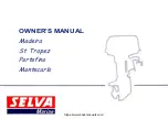 SELVA MARINE MADEIRA 40 Owner'S Manual preview