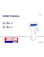 Preview for 1 page of Selva Sea Bass 4 Owner'S Manual