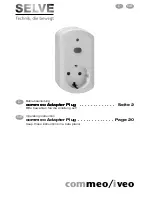 Предварительный просмотр 1 страницы Selve commeo Adapter Plug Operating Instruction