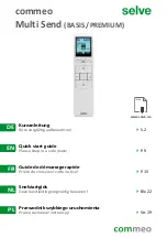 Selve commeo Multi Send BASIS Quick Start Manual предпросмотр