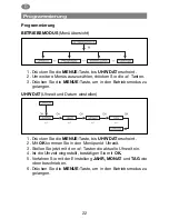 Preview for 22 page of Selve i-R Marki Send Plus Operating Instructions Manual